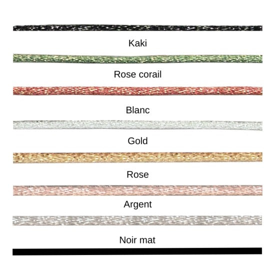 Bracelet cordon initiale pack adulte + enfant