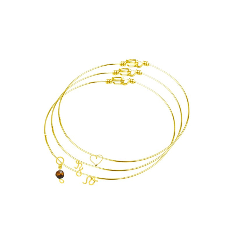 Multi joncs x3 à personnaliser avec charms