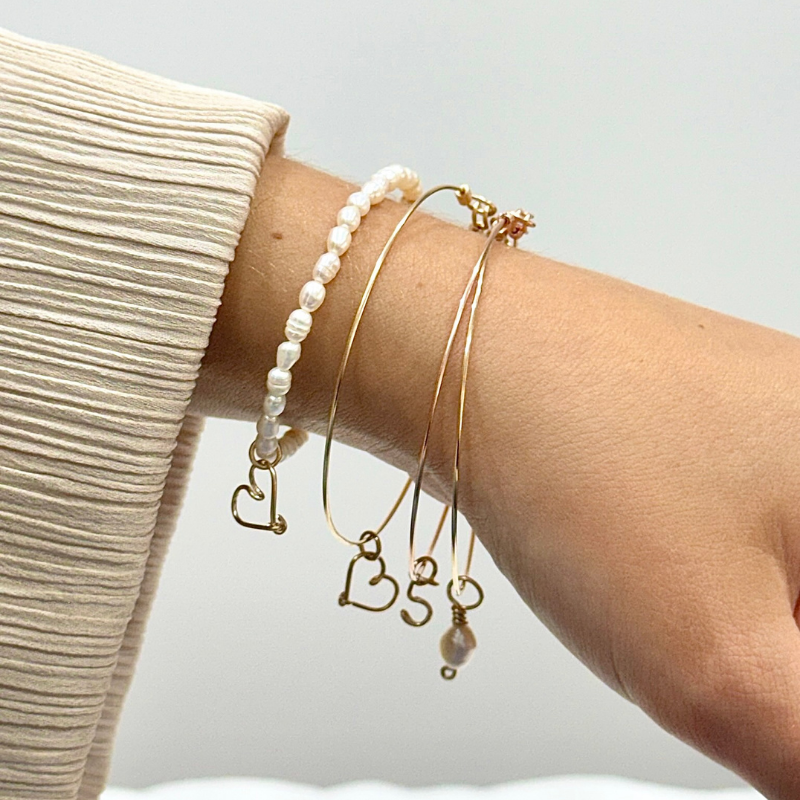 Multi joncs x3 à personnaliser avec charms