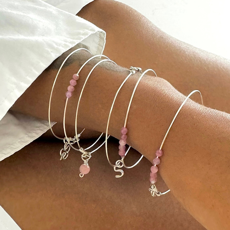 Multi joncs x3 à personnaliser avec charms