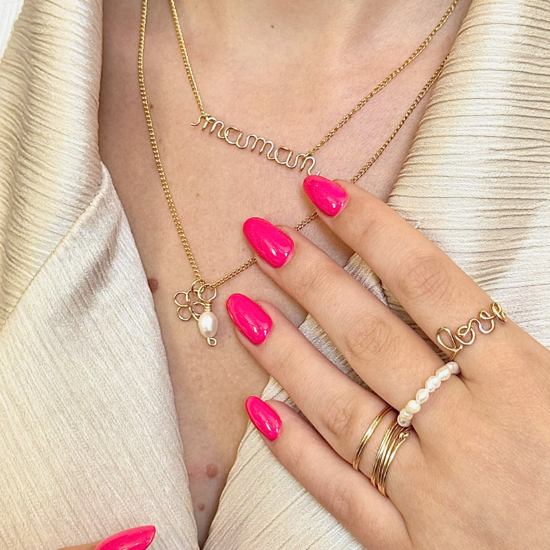 Collier charms à personnaliser