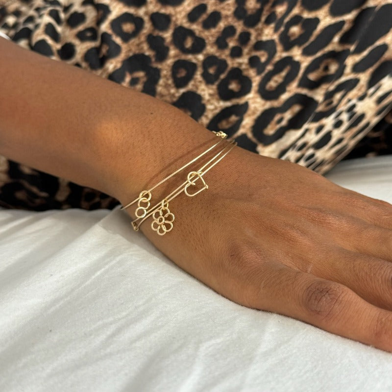 Multi joncs x7 à personnaliser avec charms