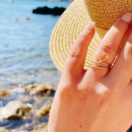 Bague anneau scintillant