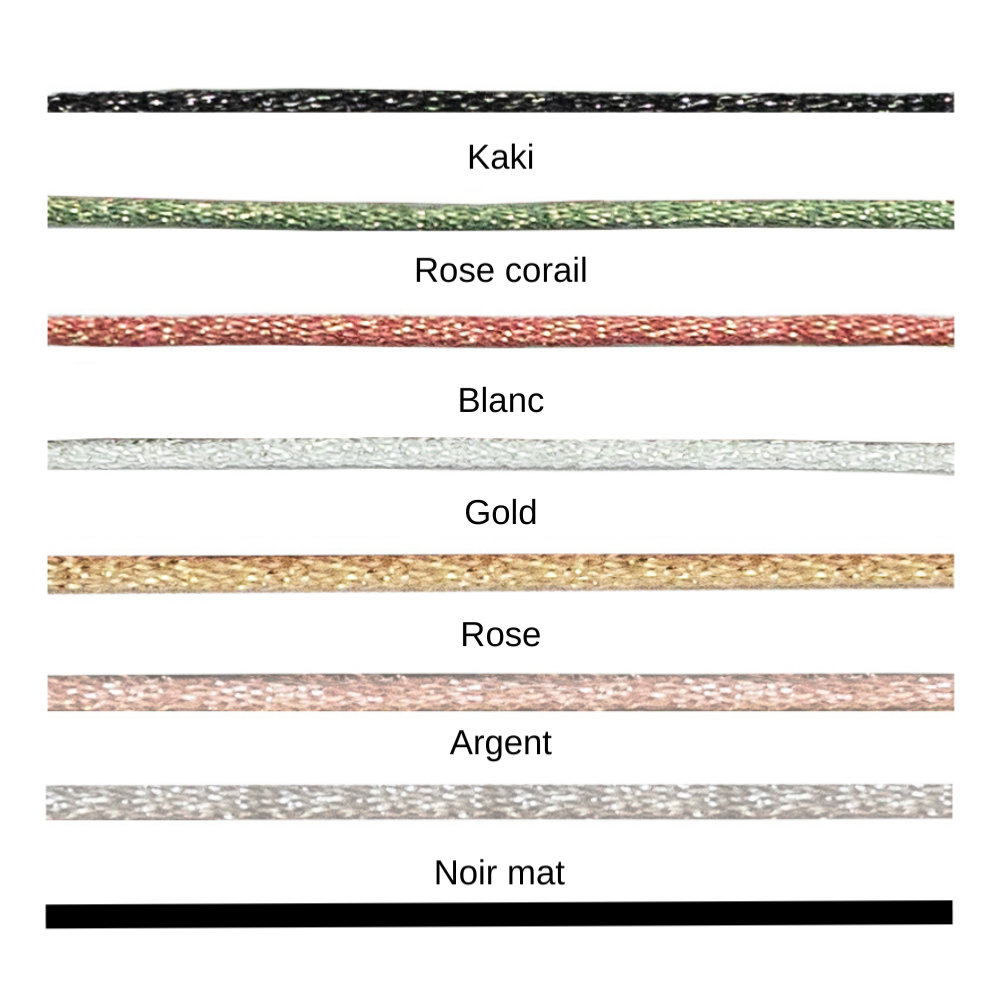 Bracelet Cordon Initiale à personnaliser femme - homme - enfant