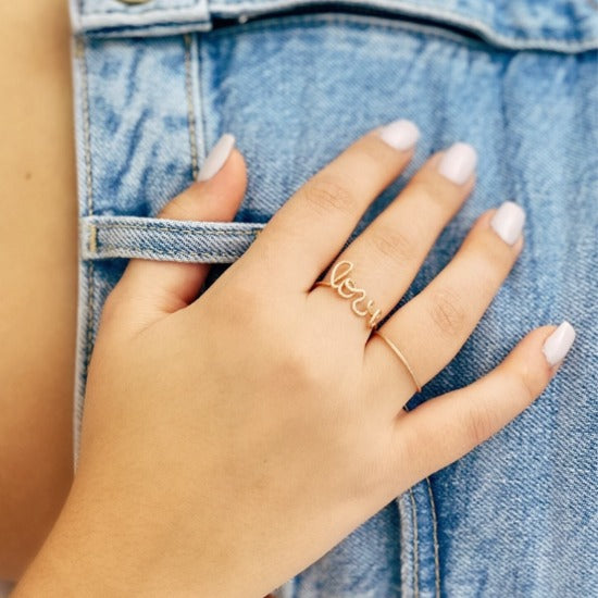 Bague anneau scintillant