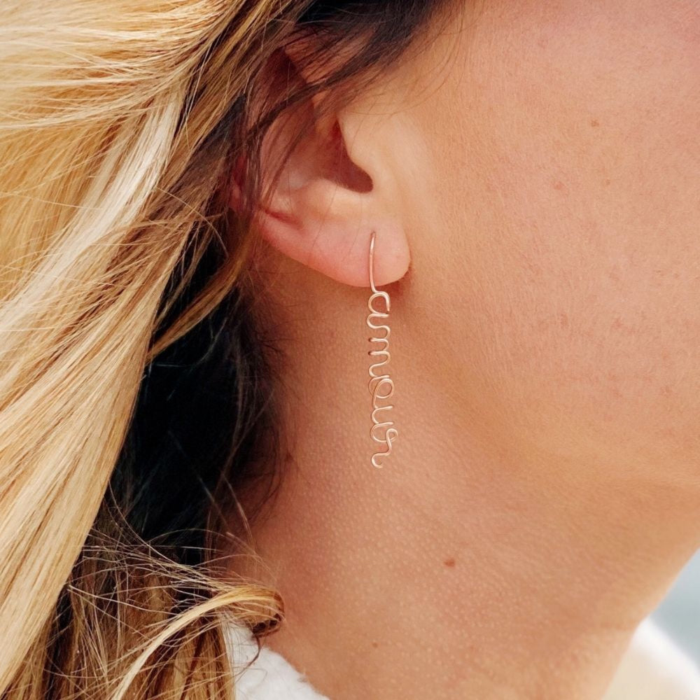 Boucle d'oreille chic