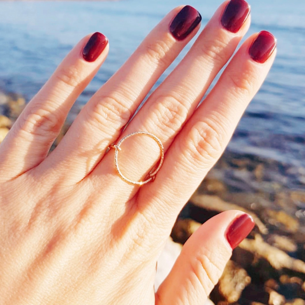 Bague cercle infini