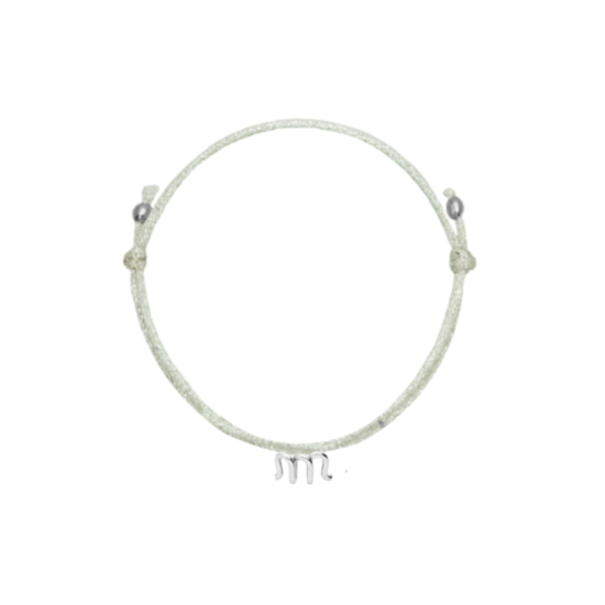 Bracelet Cordon Initiale à personnaliser femme - homme - enfant