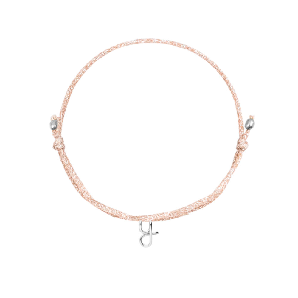 Bracelet Cordon Initiale à personnaliser femme - homme - enfant