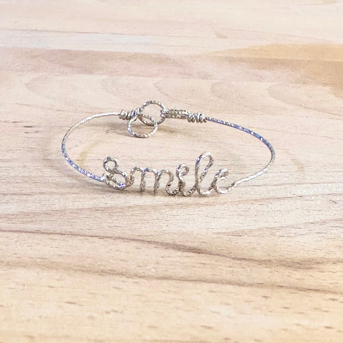 Bracelet Smile taille S Argent 925 scintillant