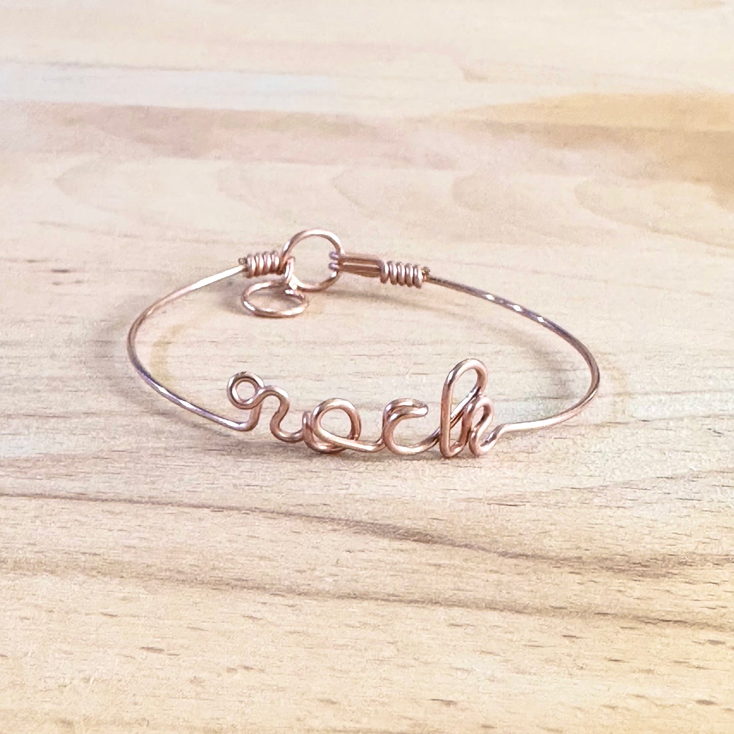 Bracelet Rock taille s Goldfilled 14 carats or rosé