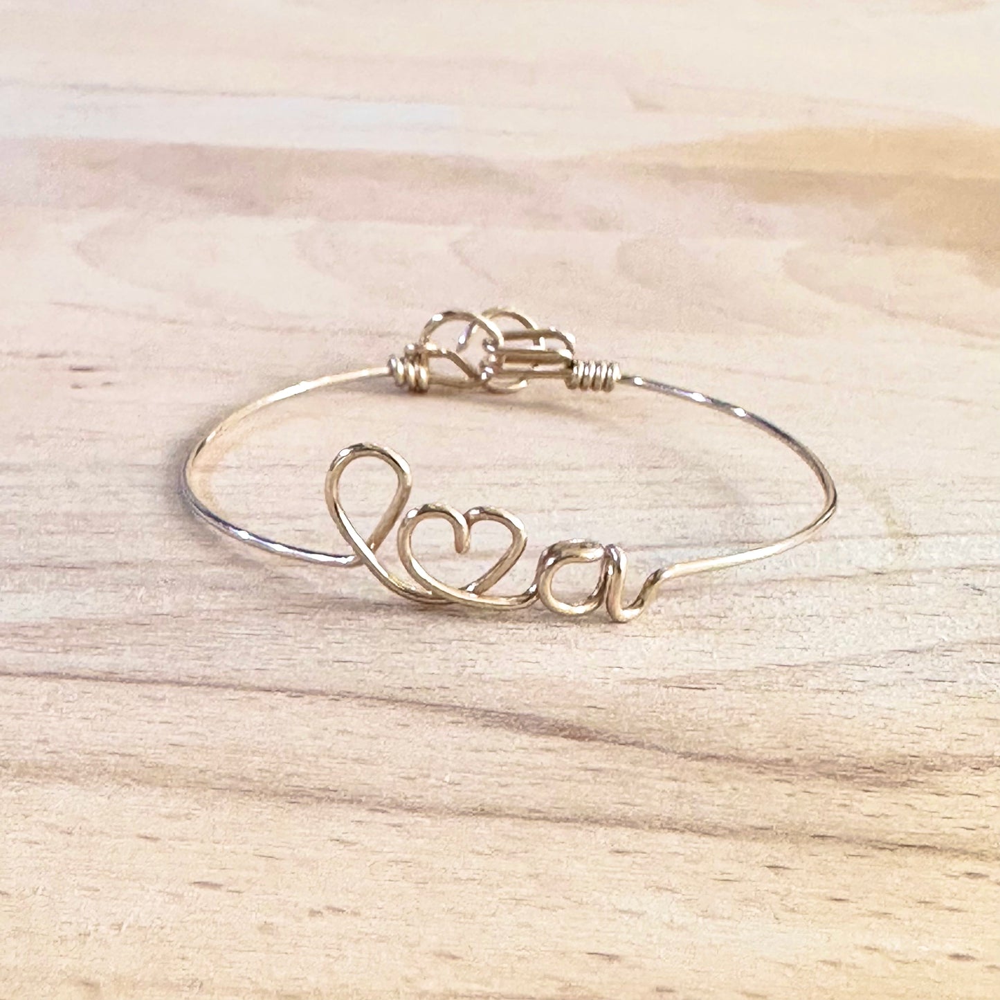 Bracelet L<3A taille s Goldfilled 14 carats or