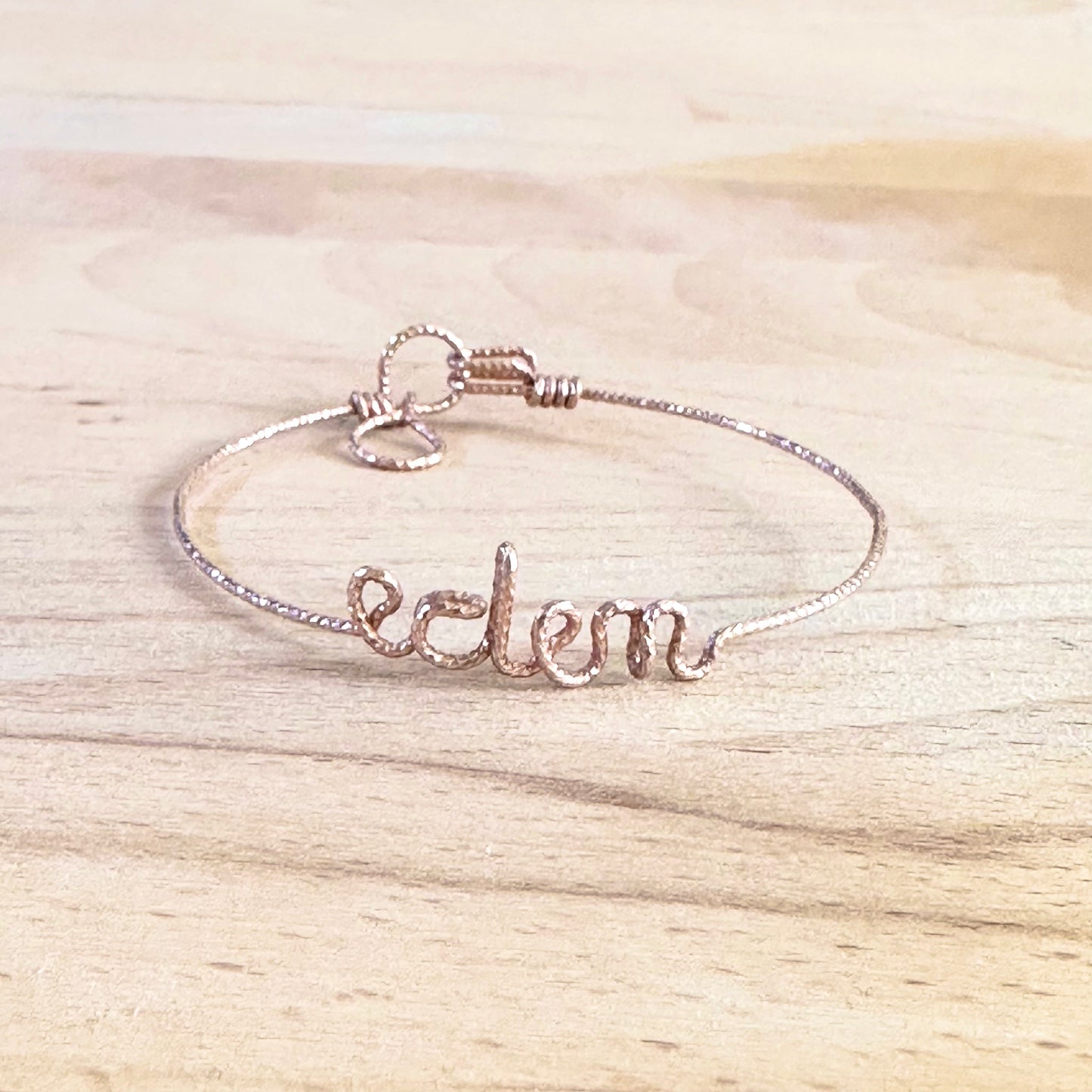 Bracelet Eden taille S Gold filled 14 carats rosé scintillant