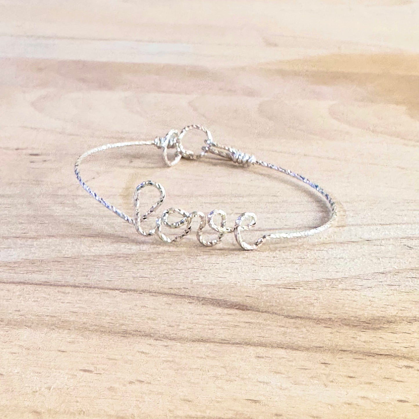 Bracelet Love taille s Argent 925 scintillant