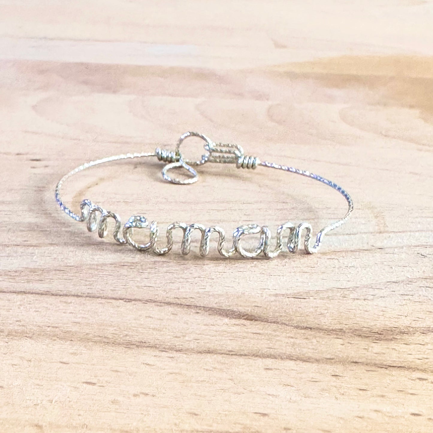 Bracelet Maman taille s Argent 925 scintillant