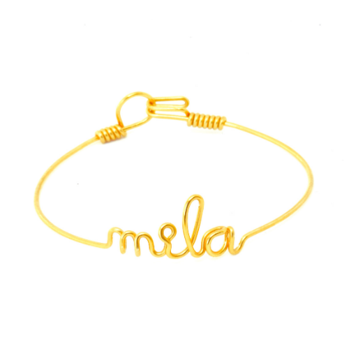 Bracelet à message personnalisé