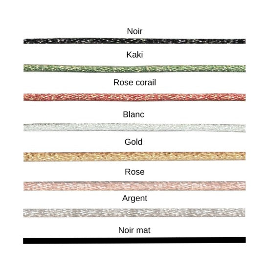 Bracelet cordon à message personnalisé femme - homme - enfant