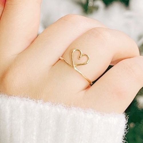 Bague coeur