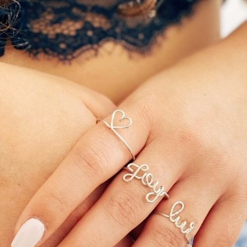 Bague coeur