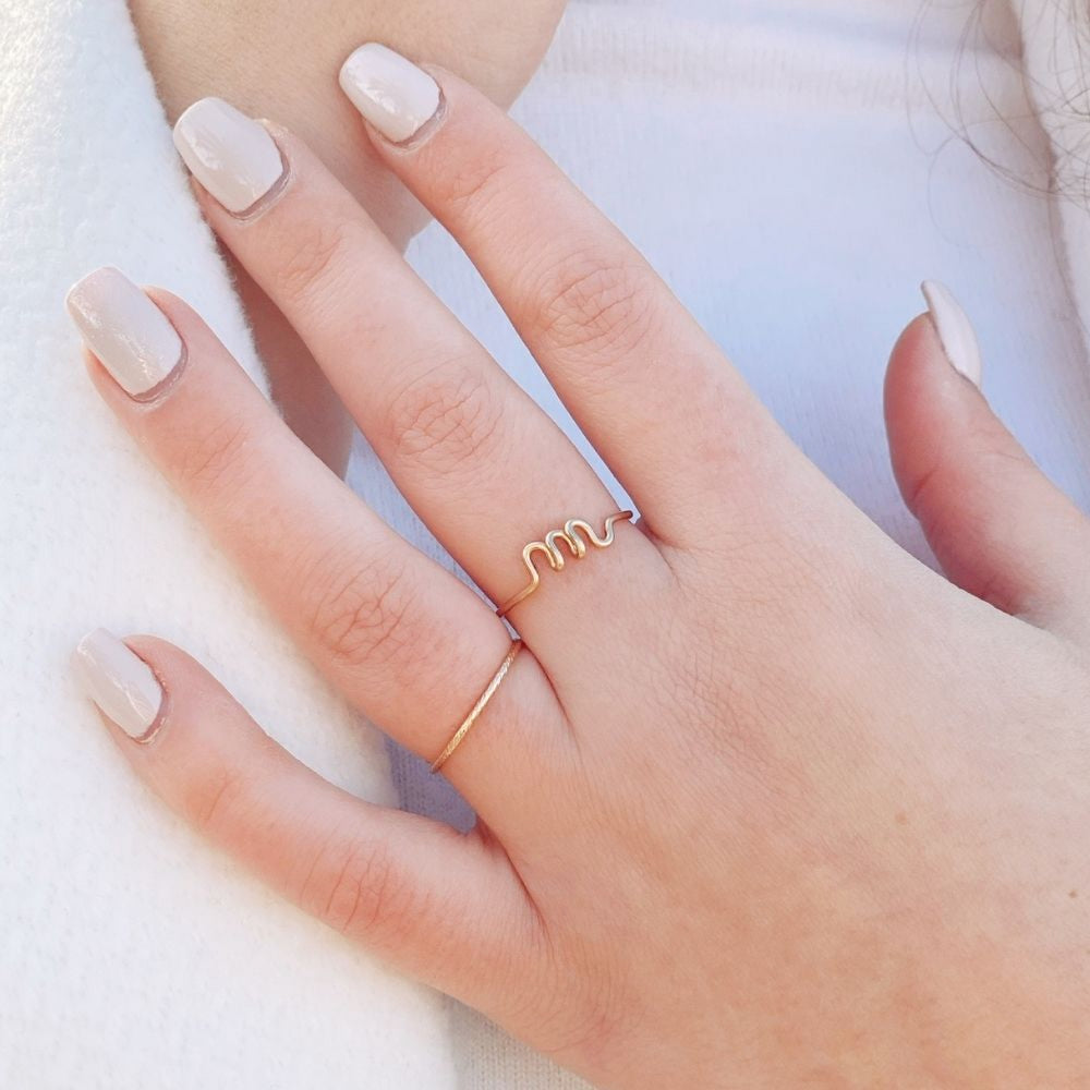 Bague à message personnalisé