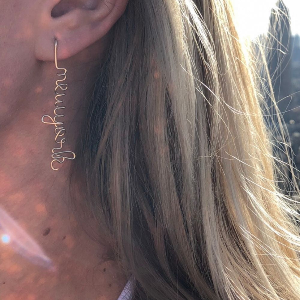 Boucle d'oreille smile