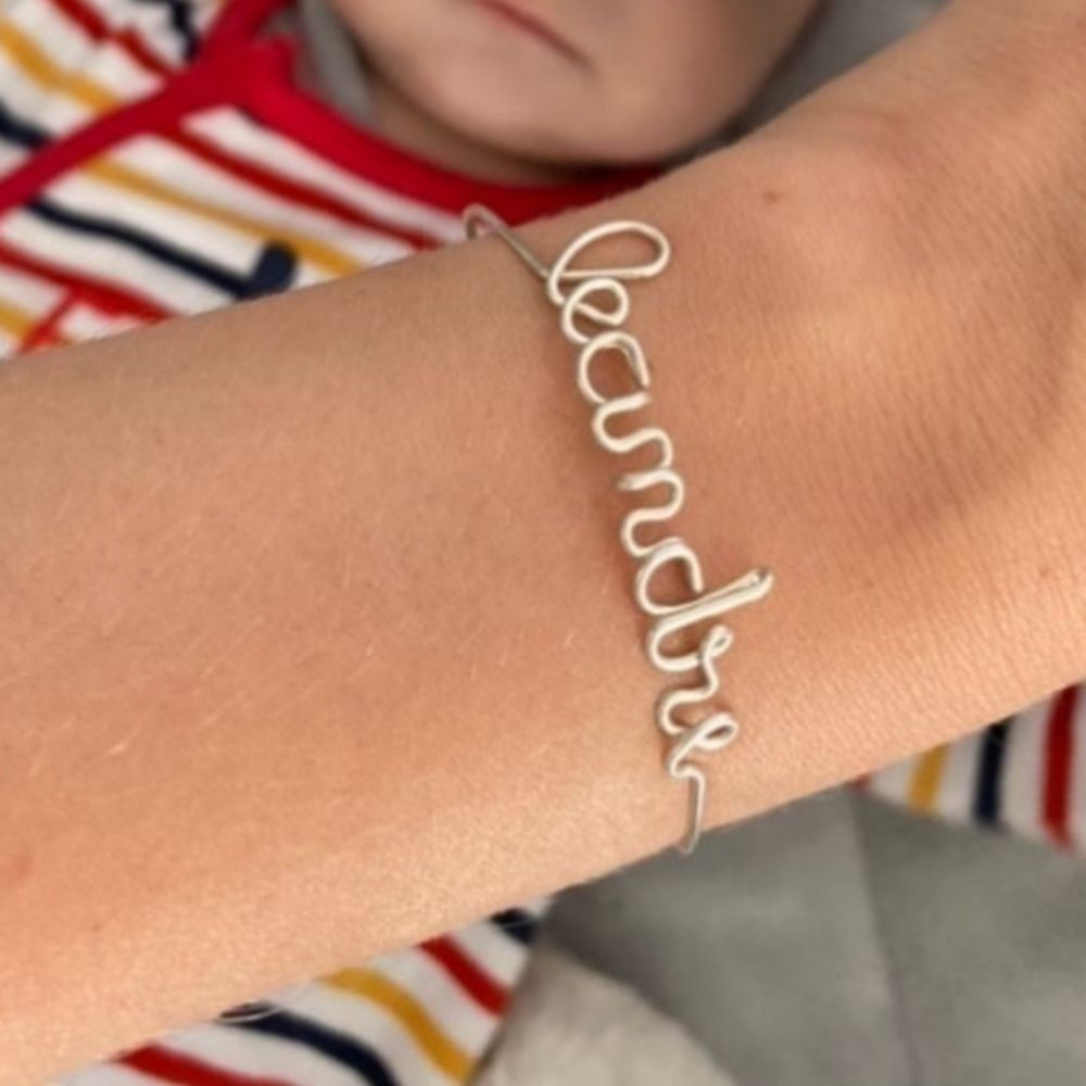 Bracelet à message personnalisé