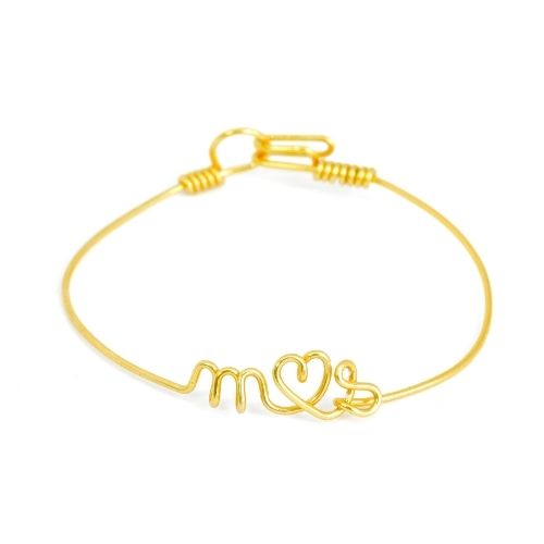 Bracelet à message personnalisé