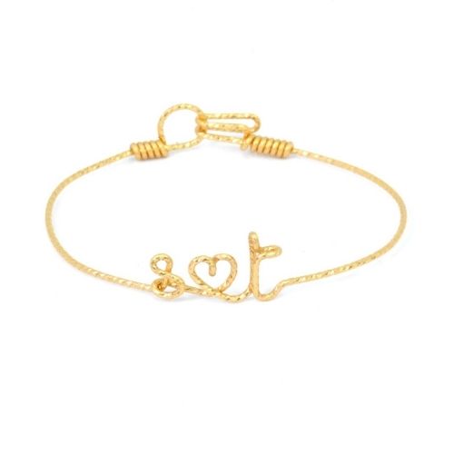 Bracelet à message personnalisé