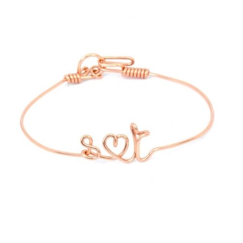 Bracelet à message personnalisé