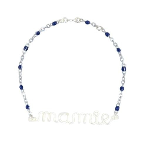 Bracelet chainette à message personnalisé femme