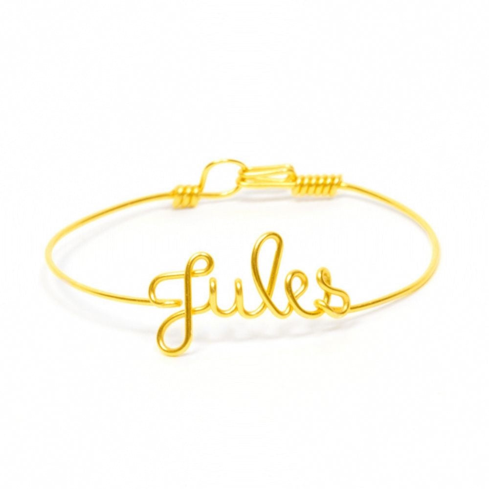 Bracelet à message personnalisé