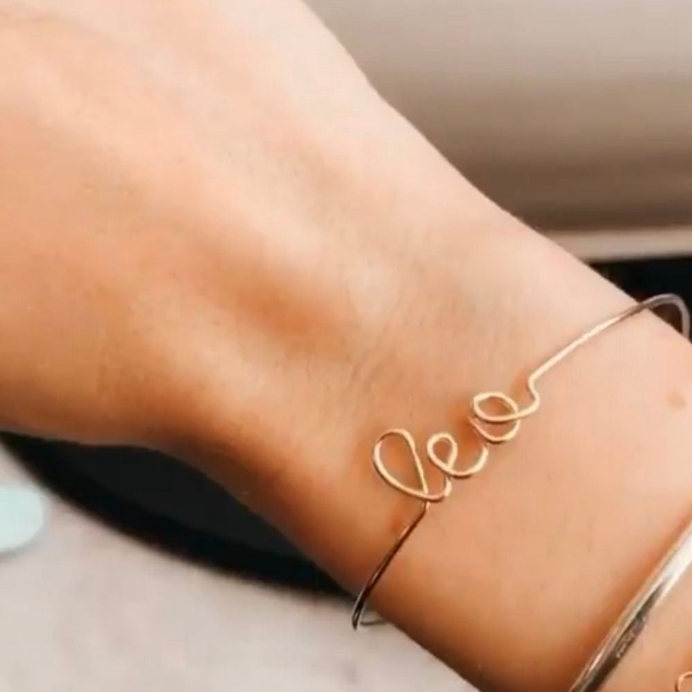 Bracelet à message personnalisé