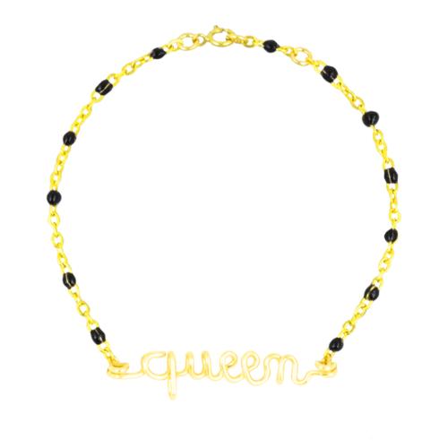 Bracelet chainette à message personnalisé enfant