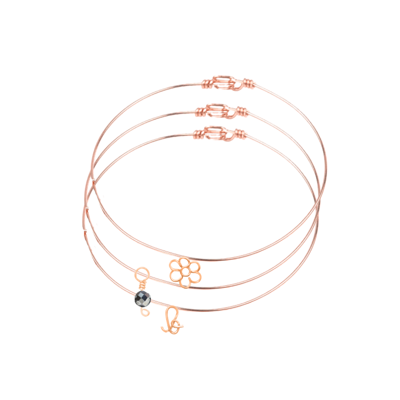 Multi joncs x3 à personnaliser avec charms