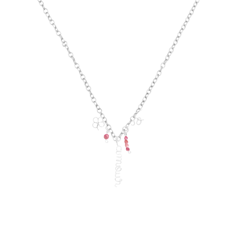 Collier message et charms à personnaliser