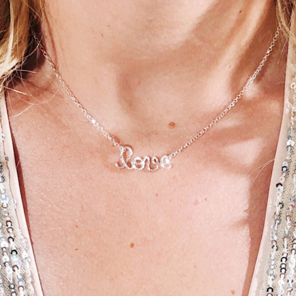 Collier à message personnalisé