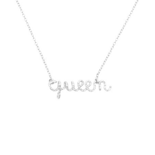 Collier à message personnalisé