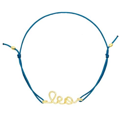 Bracelet cordon à message personnalisé femme - homme - enfant