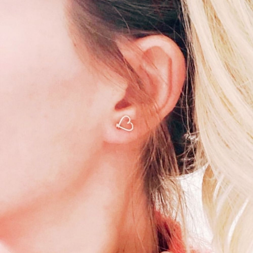 Puce d'oreille coeur