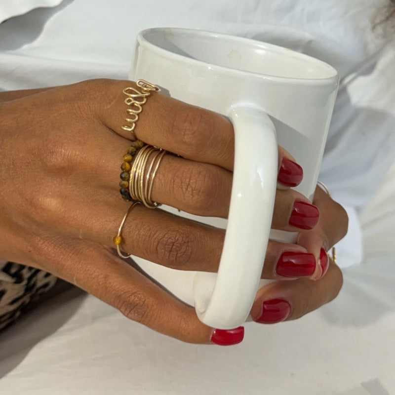 
                      
                        Bague une pierre
                      
                    