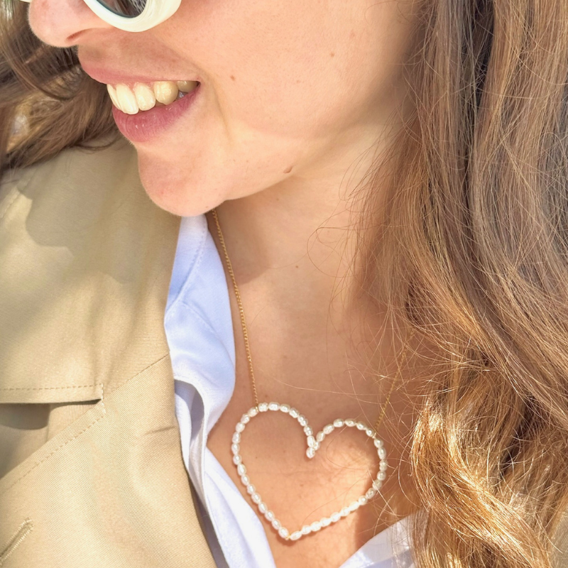 
                      
                        "Medium heart" necklace 
                      
                    