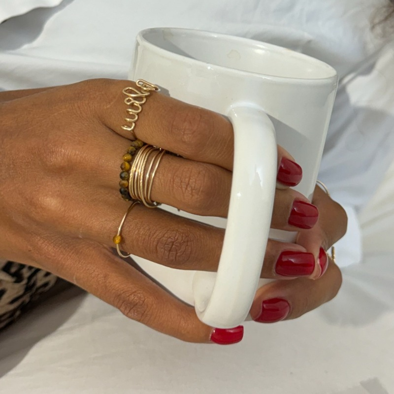 
                      
                        Bague une pierre
                      
                    