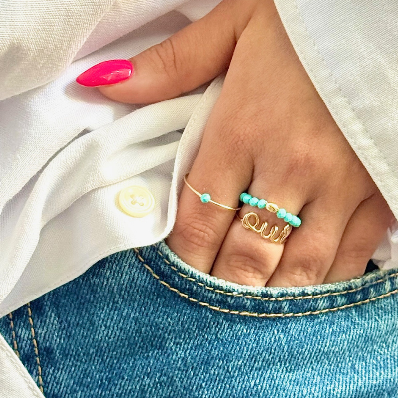 Bague une pierre