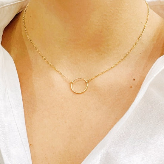 
                      
                        Infinity circle necklace
                      
                    