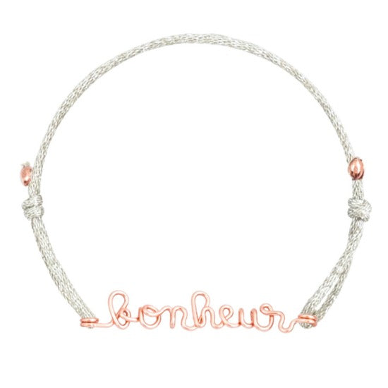 
                      
                        Personalized message cord bracelet for women, men and children
                      
                    