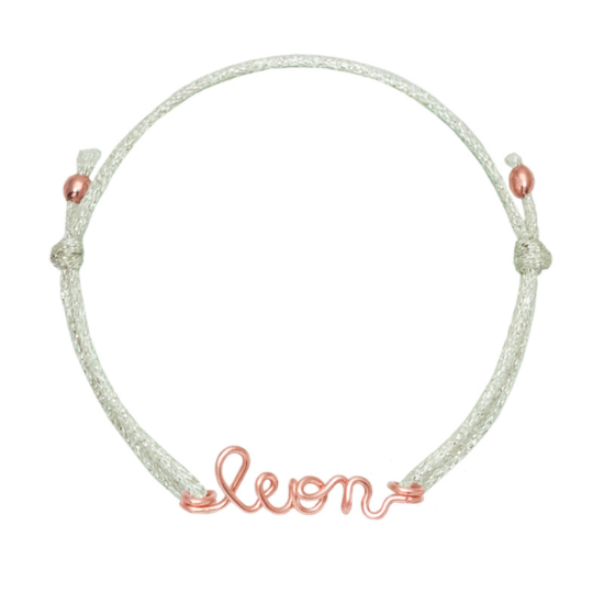 
                      
                        Bracelet cordon à message personnalisé femme - homme - enfant
                      
                    