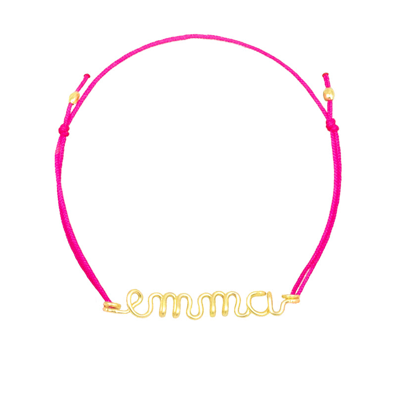 
                      
                        Bracelet cordon à message personnalisé femme - homme - enfant
                      
                    