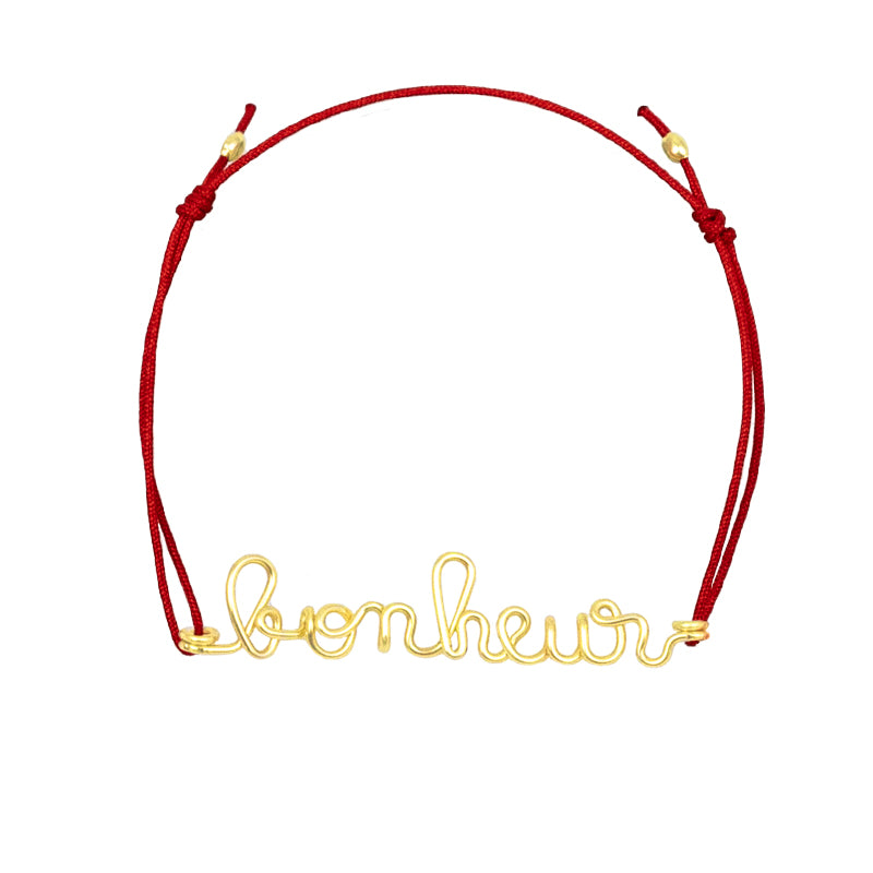 
                      
                        Bracelet cordon à message personnalisé femme - homme - enfant
                      
                    